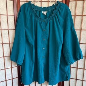 Maggie Barnes for Catherines Blouse, size 3X